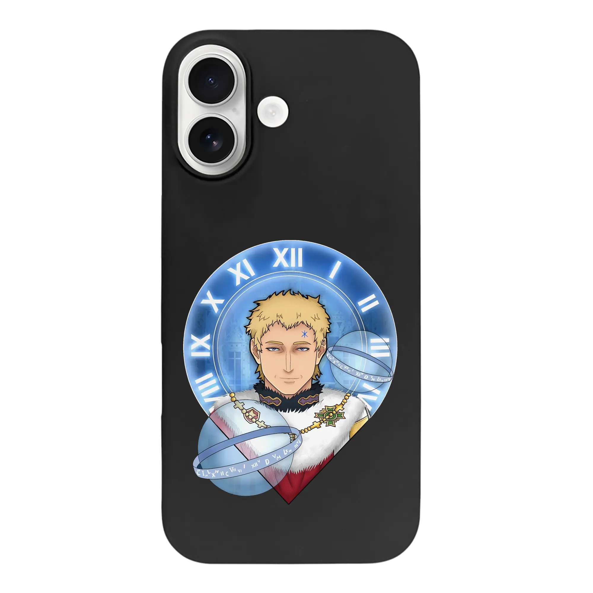 ブラッククローバー グッズ ユリウス・ノヴァクロノ - iPhone 17 シリーズ シリコンケース 薄型 耐衝撃 指紋防止 ソフトタッチカバー 精密フィット 傷防止 保護ケース iPhone 17/17 Air/17 Pro/17 Pro Max 対応